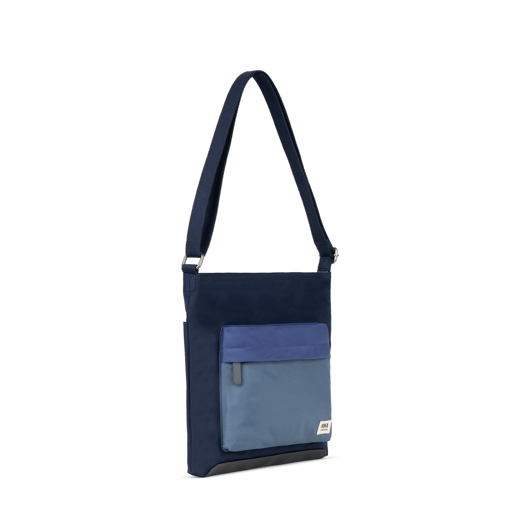 Roka Kennington B Indigo Tonal Recycled Nylon Crossbody Bag