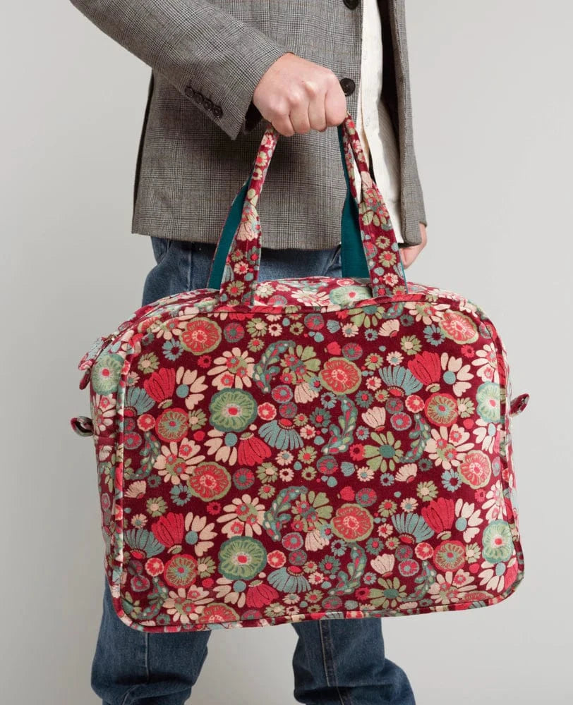 Poppins Velvet Weekend Bag