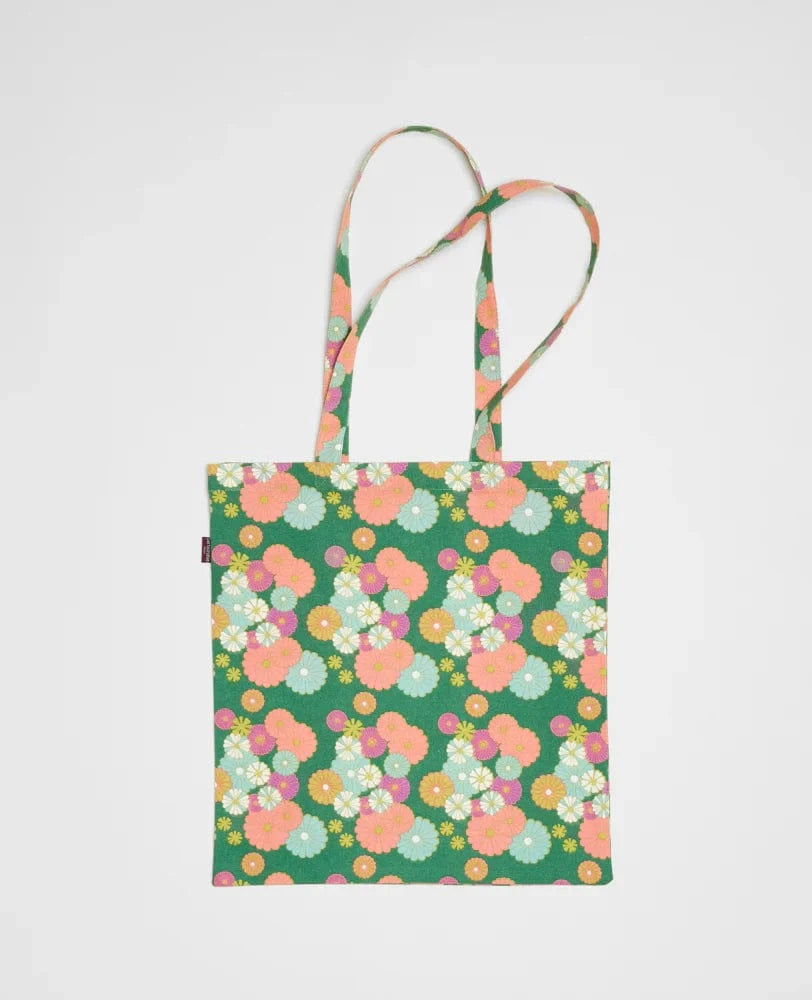 Organic Cotton Medium Tote Bag Mellow Green