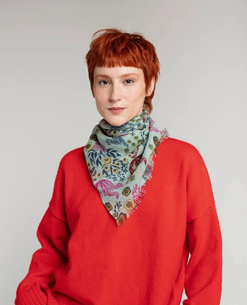 Oversized Wool Scarf by Les Touristes, Swainston Green