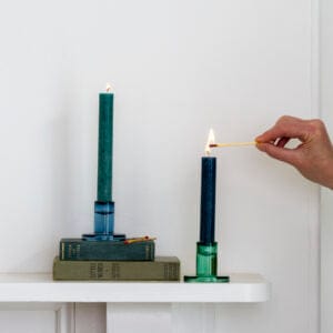 Mini Glass Candleholder