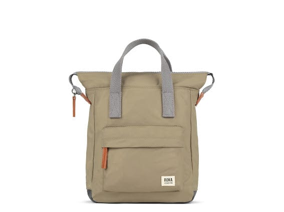 Taupe Roka Bantry B Sustainable Nylon Rucksack