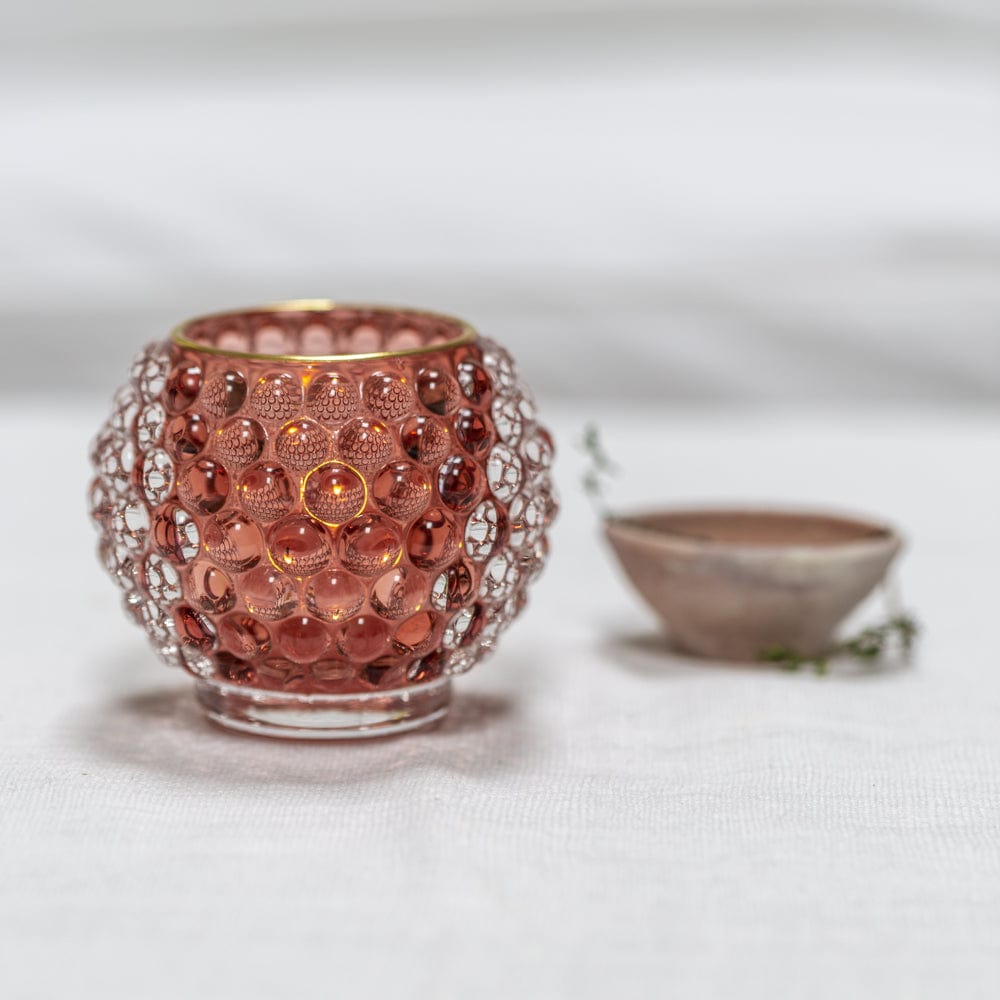 Bubble Glass Votive Medium