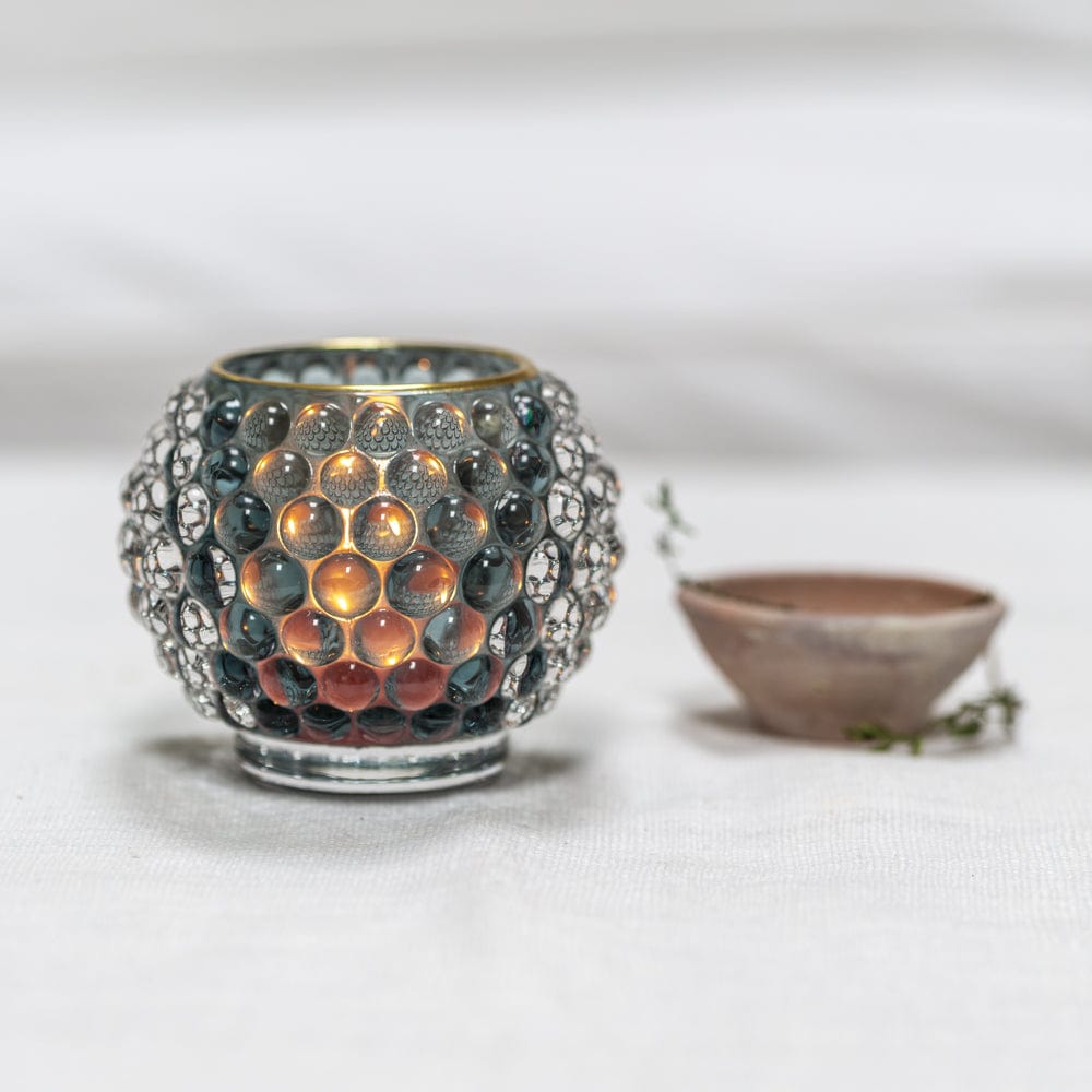 Bubble Glass Votive Medium