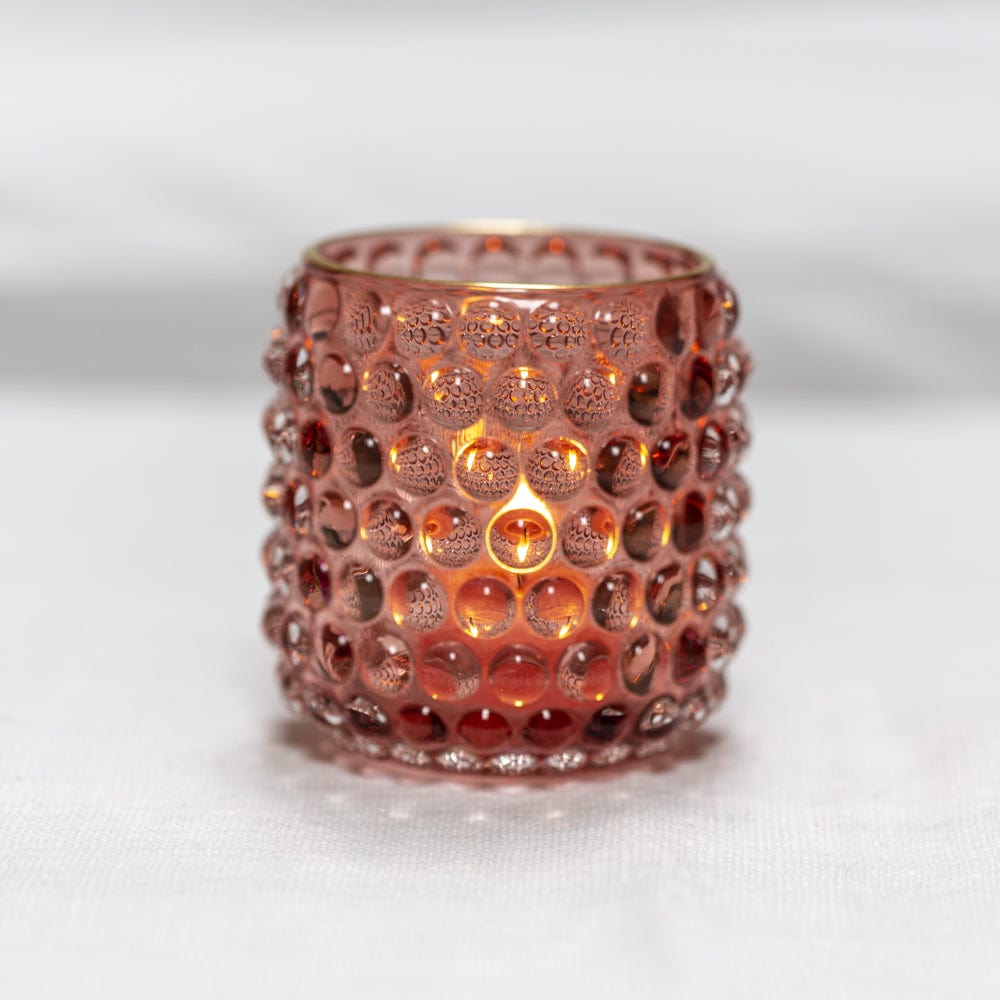 Bubble Glass Votive Tall