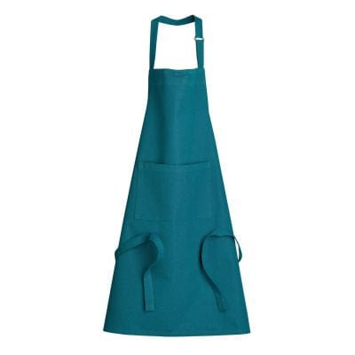 Dario Recycled Cotton Apron, Peacock (Paon)