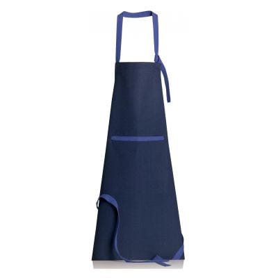 Titouan Blue Cotton Apron