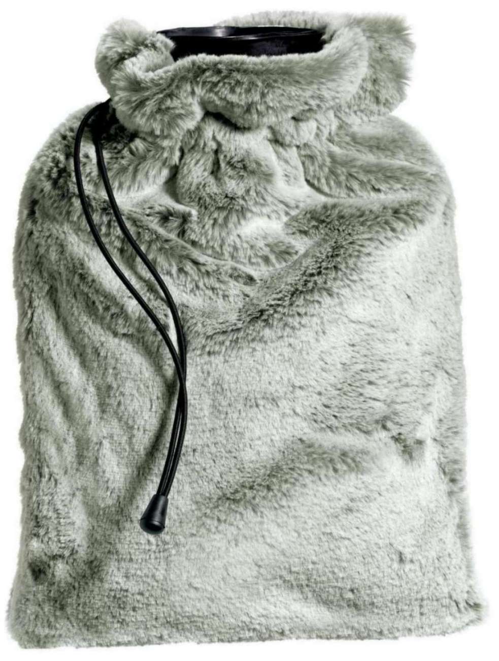 Kinta Faux Fur Hot Water Bottle Olive