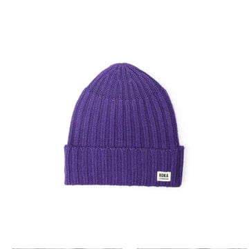 Roka Regent Beanie Hat Peri Purple