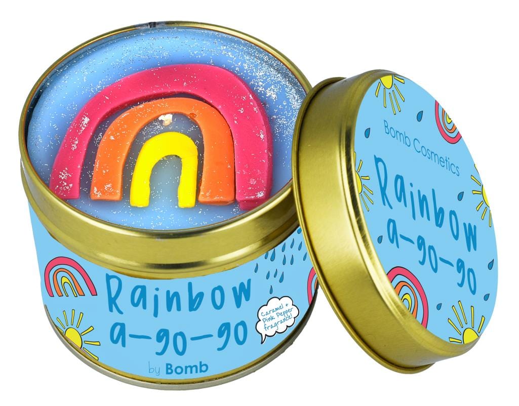 Rainbow A Go Go Scented Tinned Candle