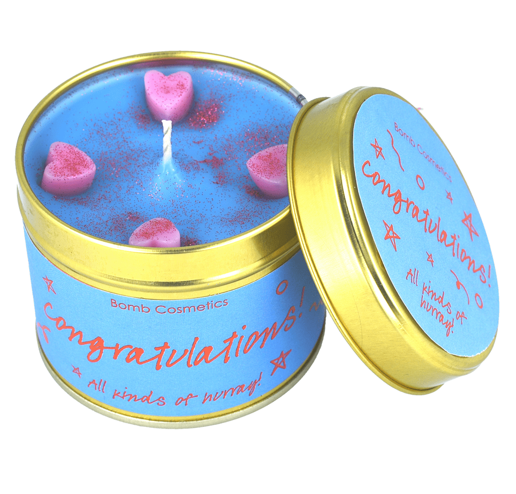 Congratulations Scented Tinned Candle