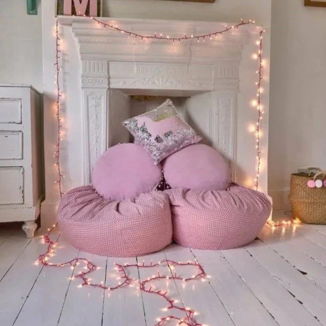 Indoor Outdoor Coloured Pin Lights, Battery Operated