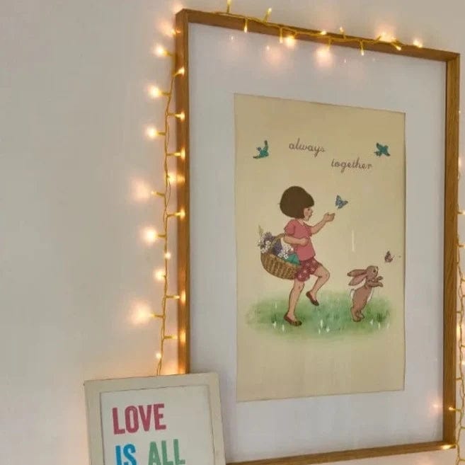 Indoor Outdoor Coloured Pin Lights, Battery Operated