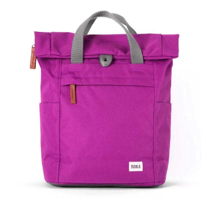 Roka Finchley A Recycled Canvas Rucksack Medium
