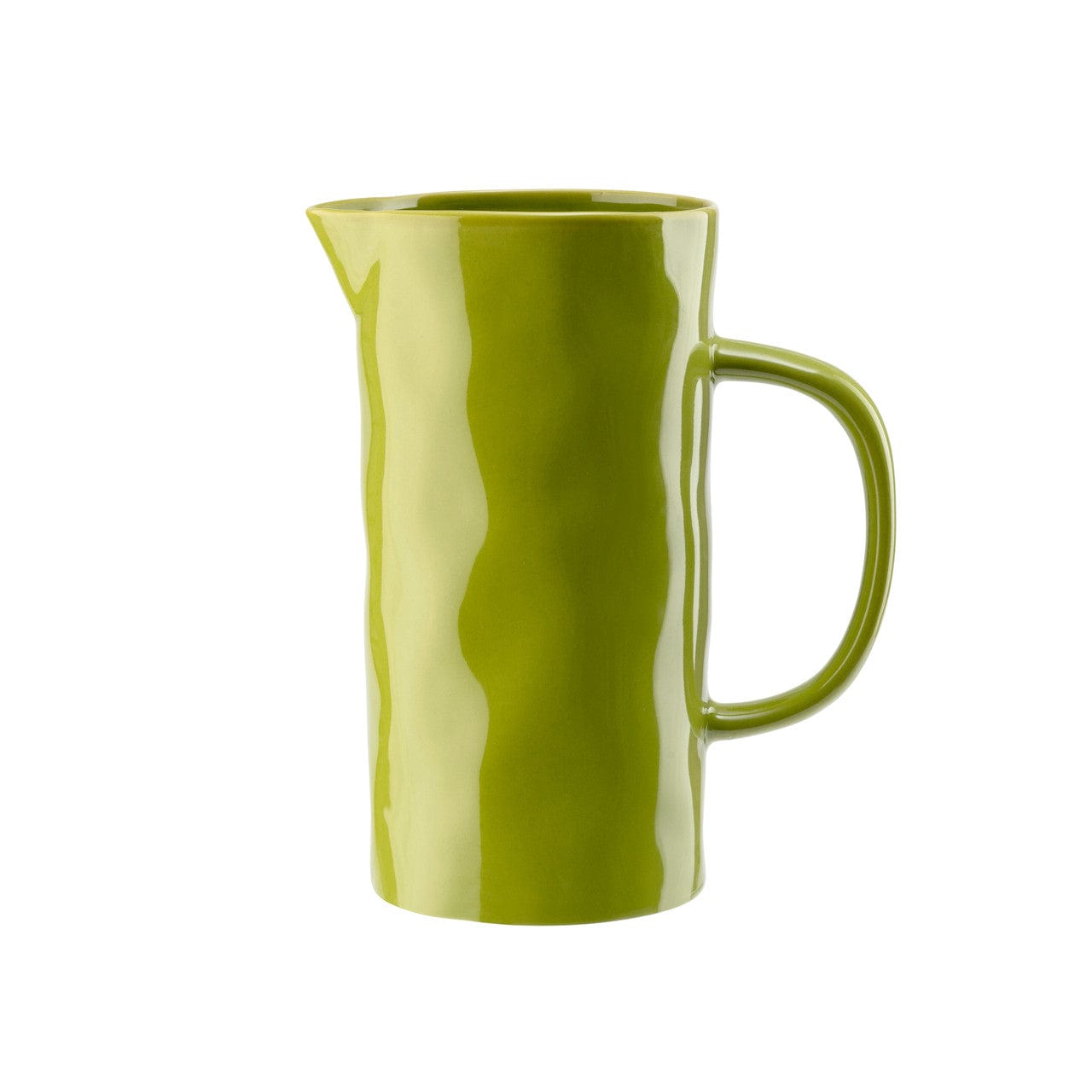 Medium Ceramic Jug Green