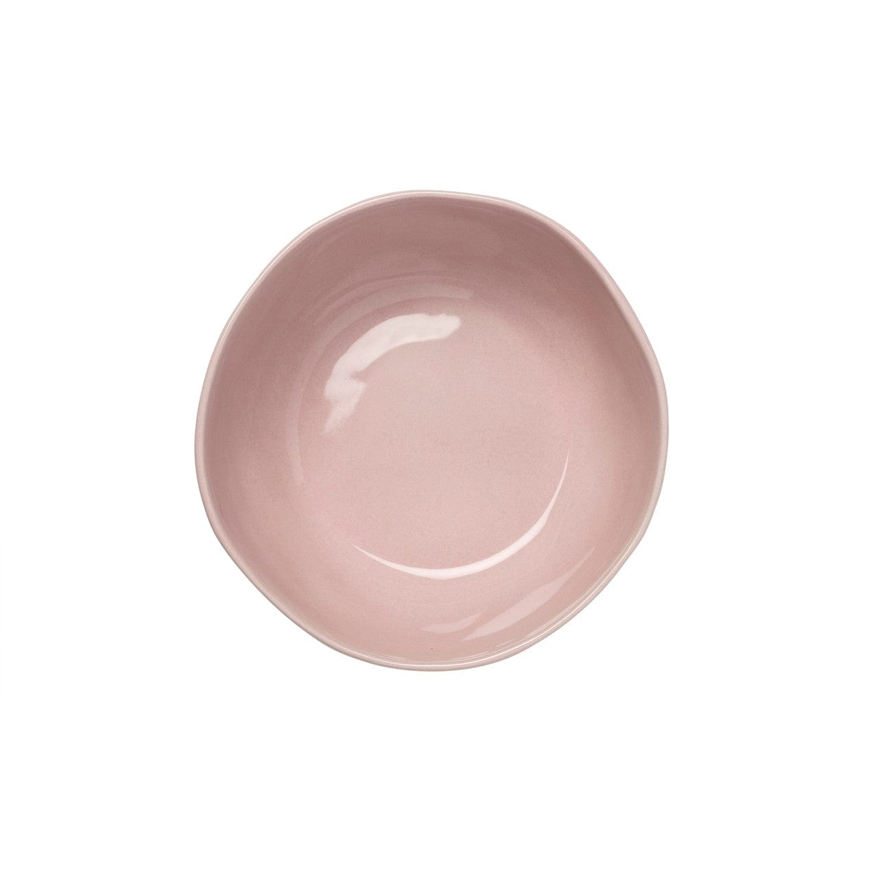 Large Ceramic Dipping Bowl Pale Pink