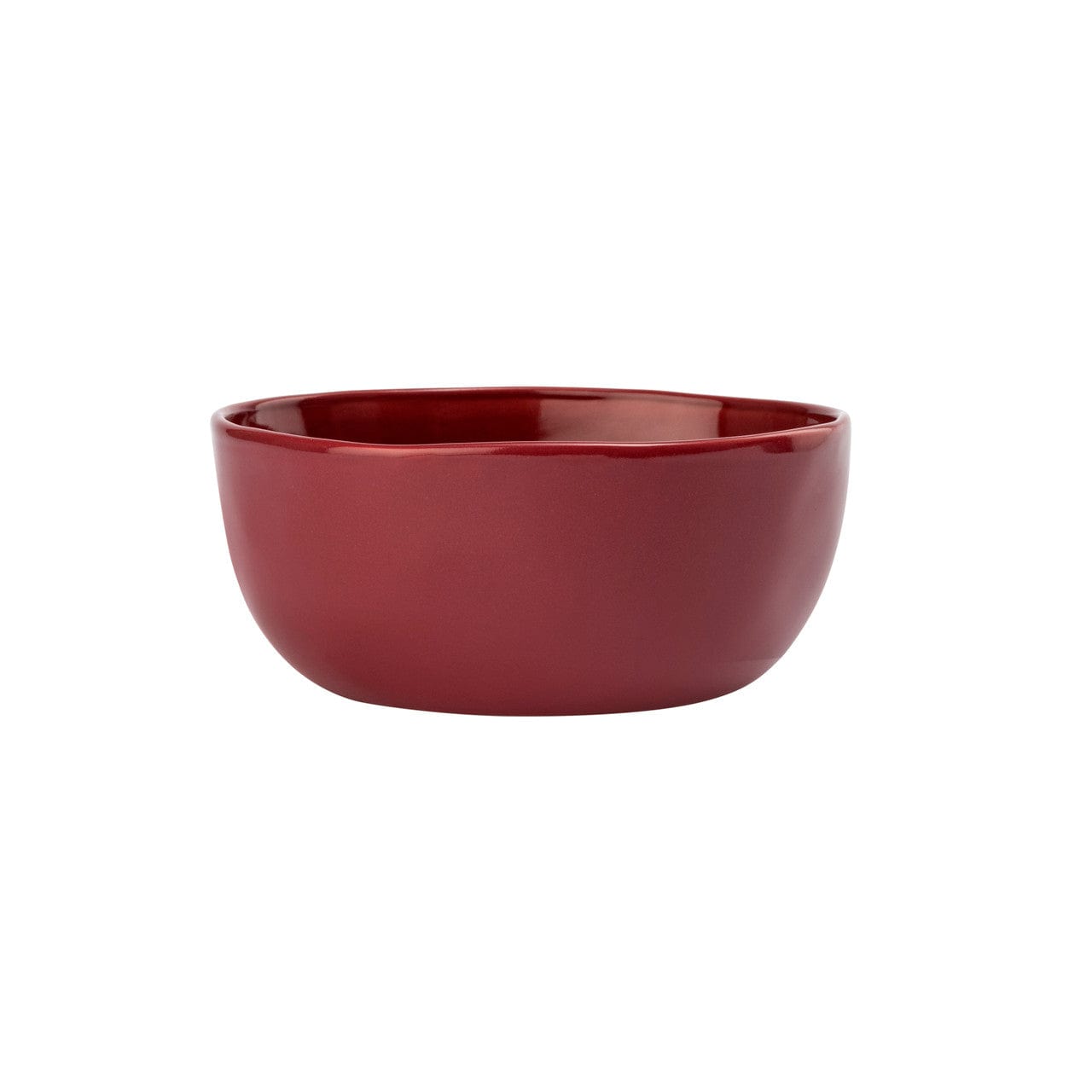 Large Ceramic Dipping Bowl Raspberry