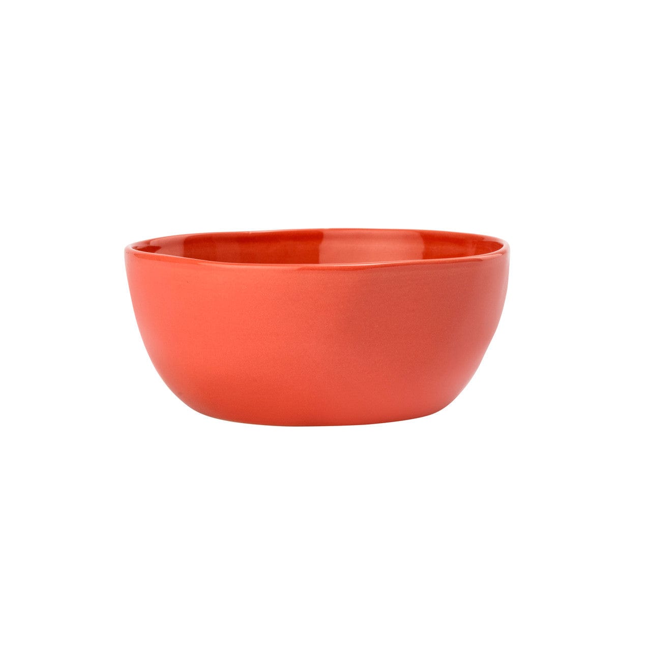 Large Ceramic Dipping Bowl Coral