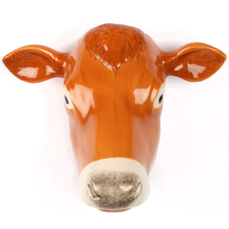 Jersey Cow Ceramic Wall Vase