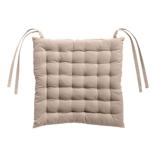 Zea 36 Dots Recycled Cotton Chair Pad Natural