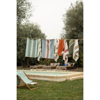 Yuna Striped Recycled Cotton Tea Towel