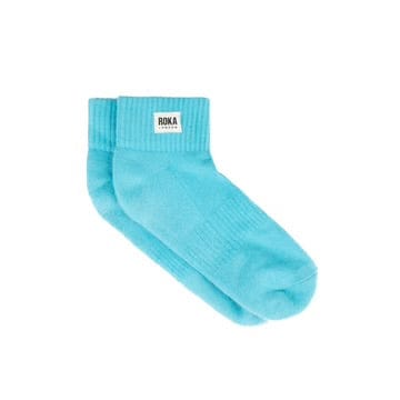 Roka Wembley Organic Cotton Socks Aquatic Awe