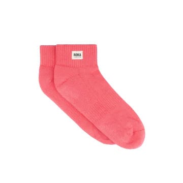 Roka Wembley Organic Cotton Socks Coral