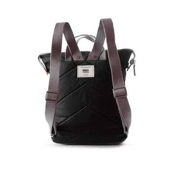 Black Roka Bantry B Sustainable Nylon Rucksack Small