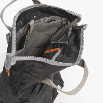 Black Roka Bantry B Sustainable Nylon Rucksack Small