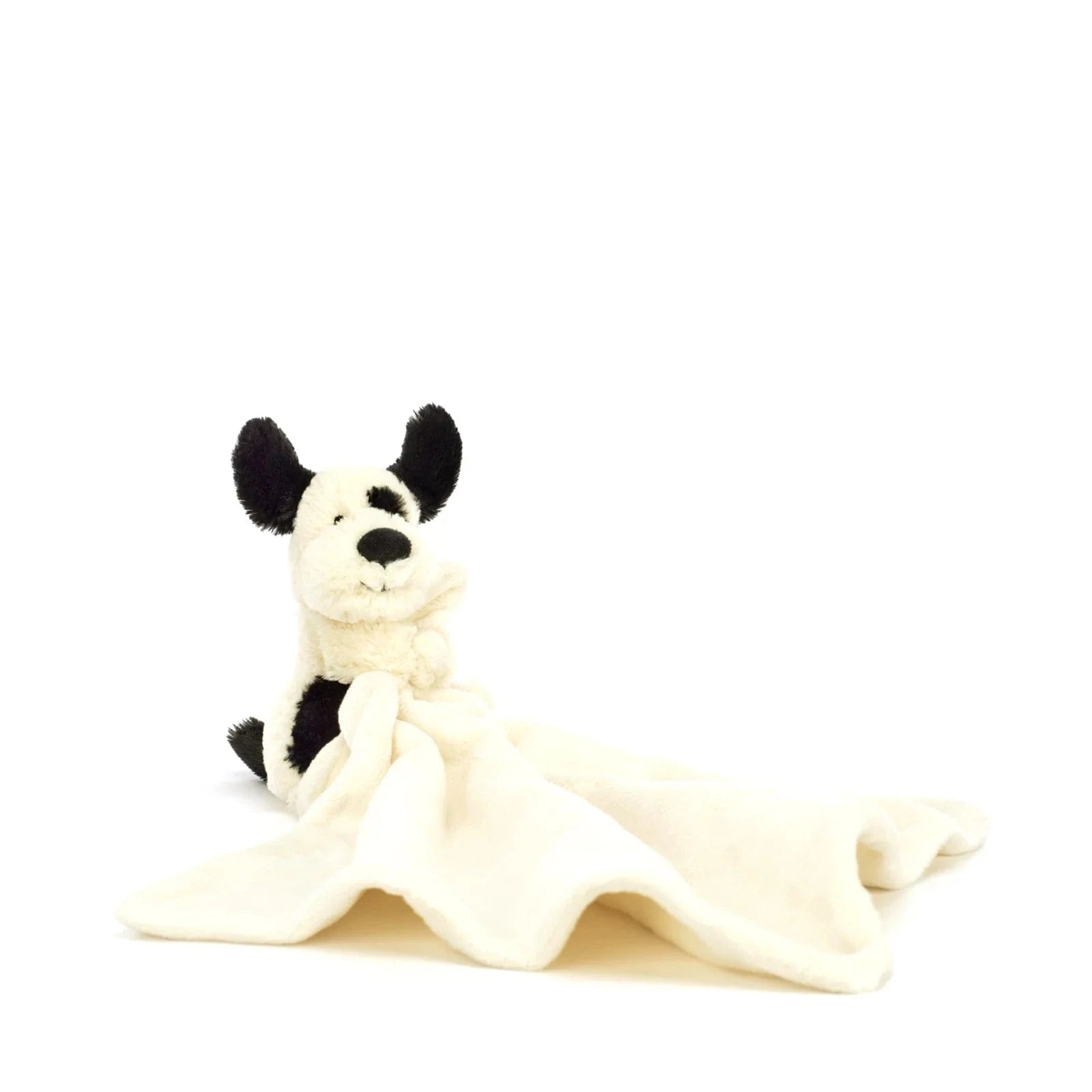 Jellycat Bashful Black & Cream Puppy Soother