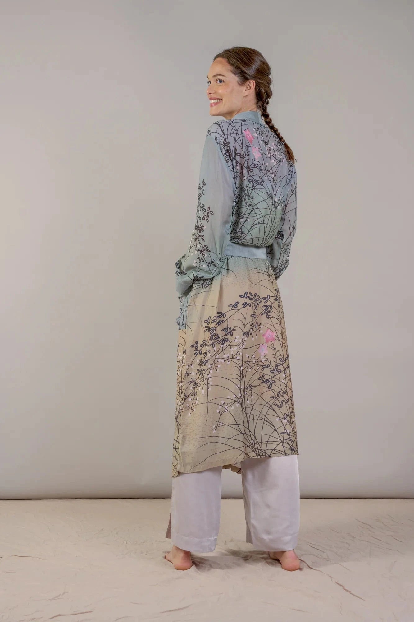 Dunes Grey Gown By One Hundred Stars