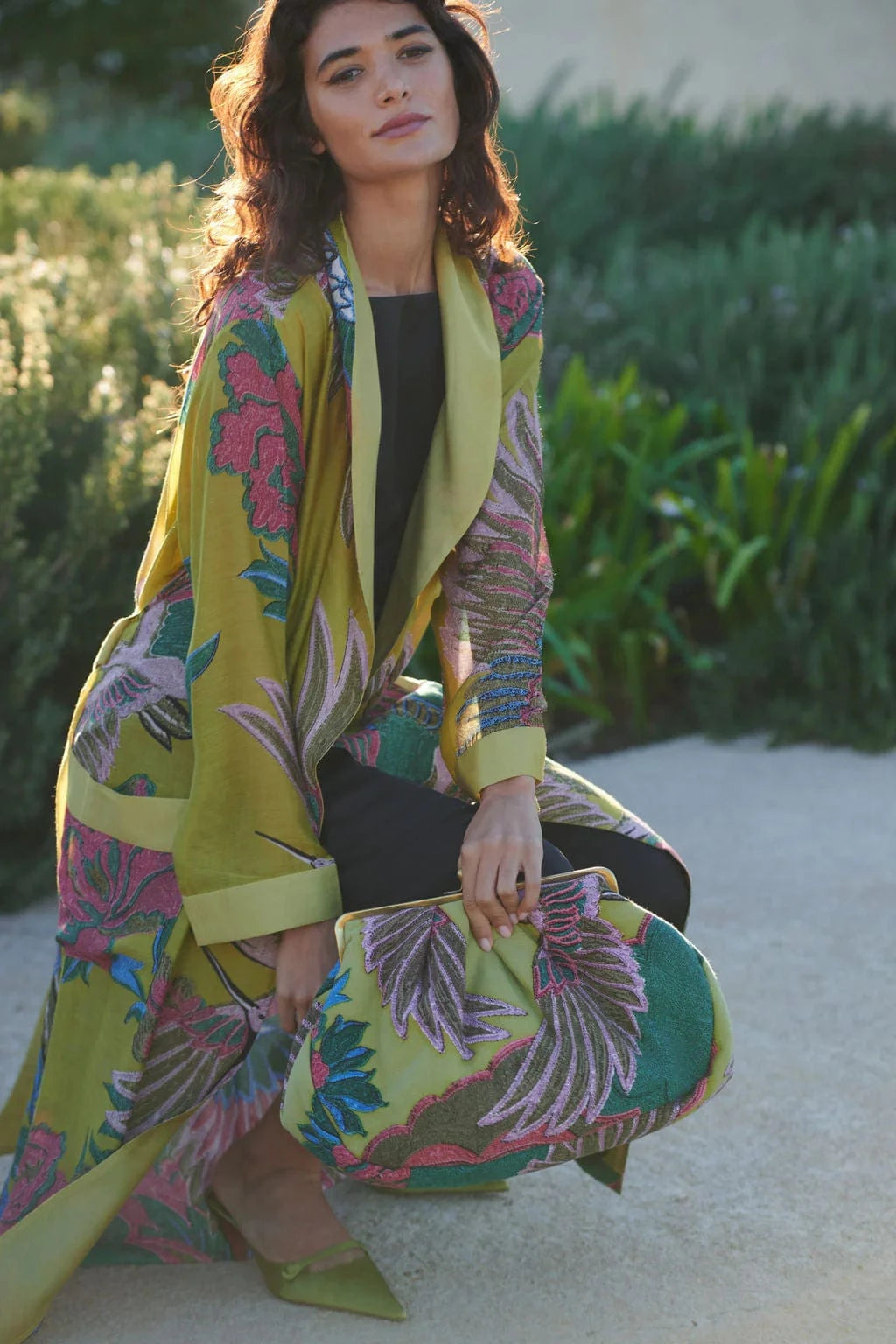 Crane Olive Gown By One Hundred Stars