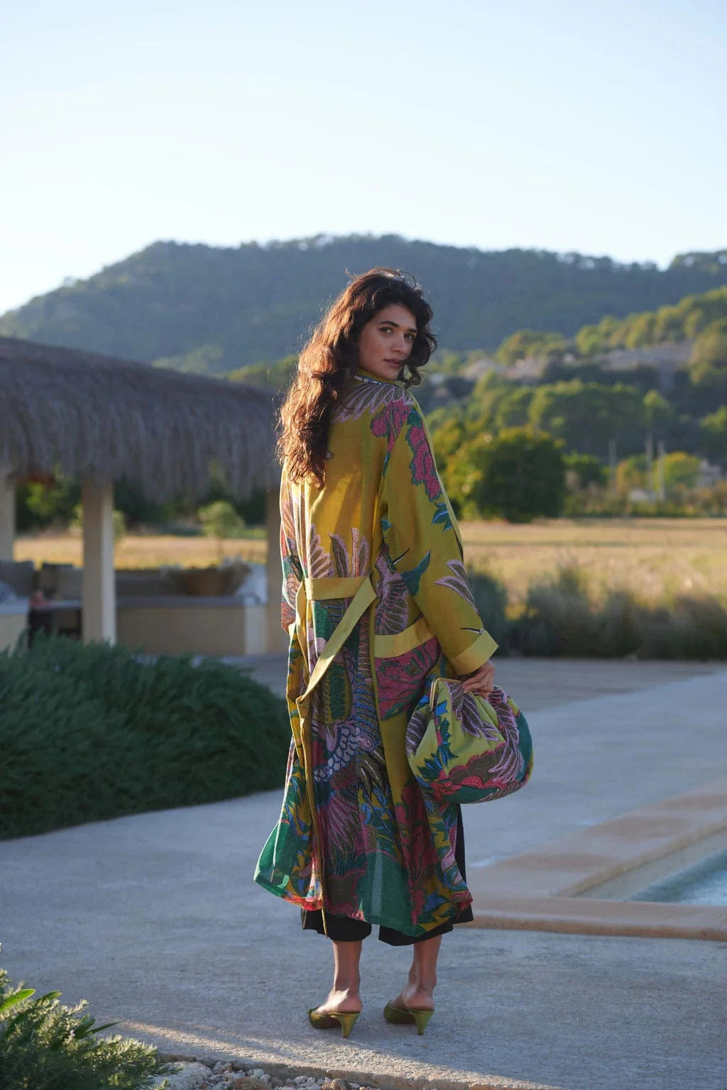 Crane Olive Gown By One Hundred Stars