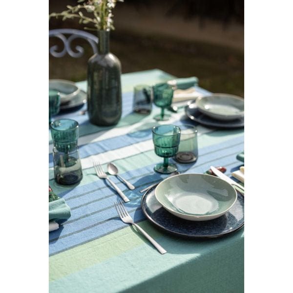 Yuna Recycled Cotton Tablecloth Peacock 170 X 250