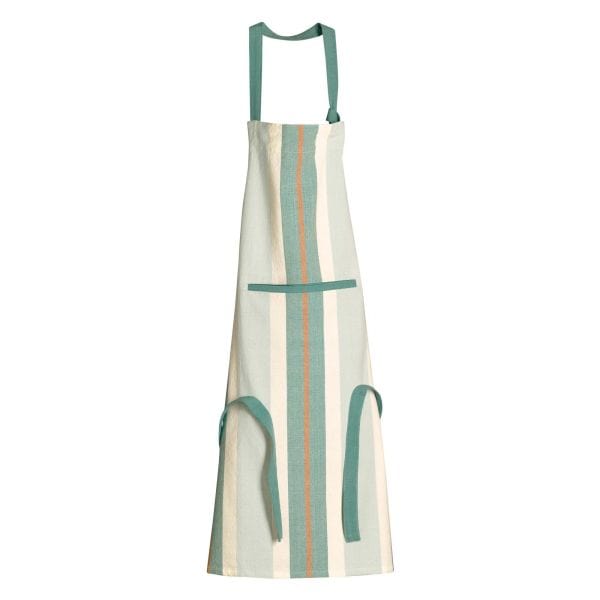 Yuna Recycled Cotton Apron With Pocket Ivory