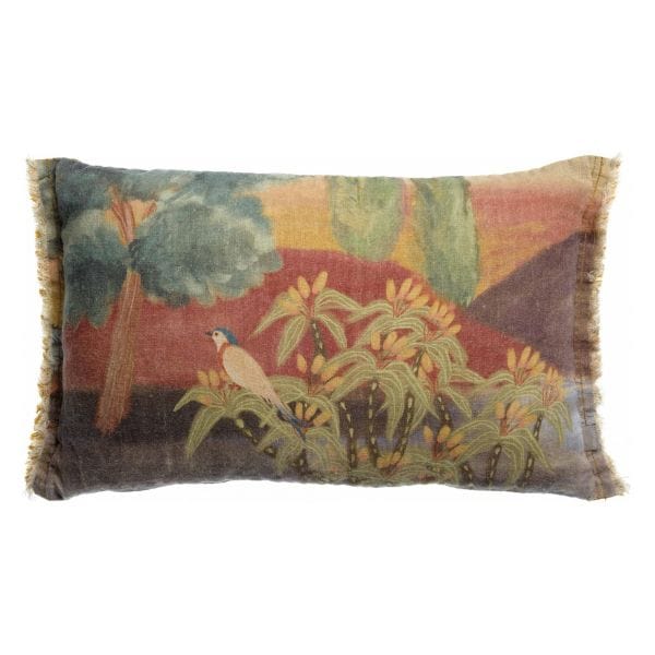 Zeff Lola Multicoloured Linen Cushion 30 x 50