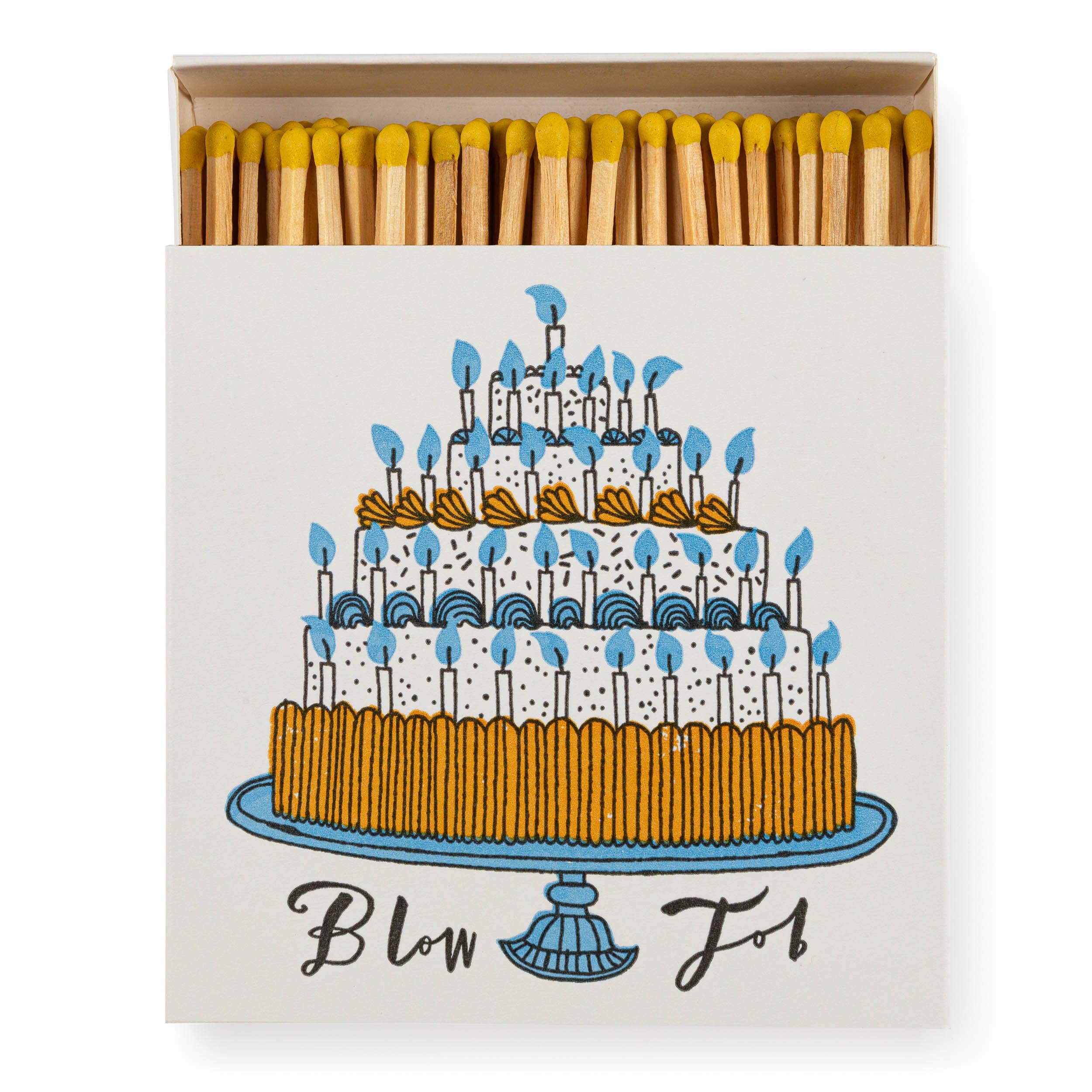 Square Luxury Match Box Blow Job Cake