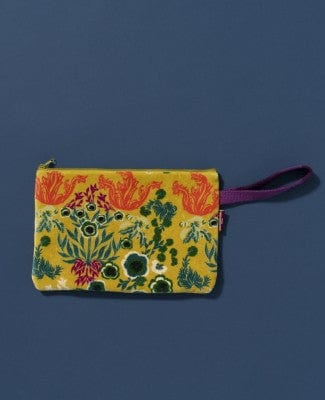 Velvet Pouch With Carry Strap Swainston Gold