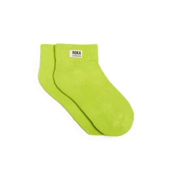Roka Wembley Organic Cotton Socks Lime