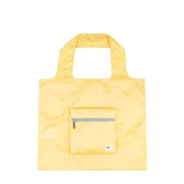 Roka Borough Recycled Nylon Shopping Bag Citron