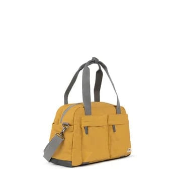 Roka Gatwick Recycled Canvas Travel Bag, Small Flax