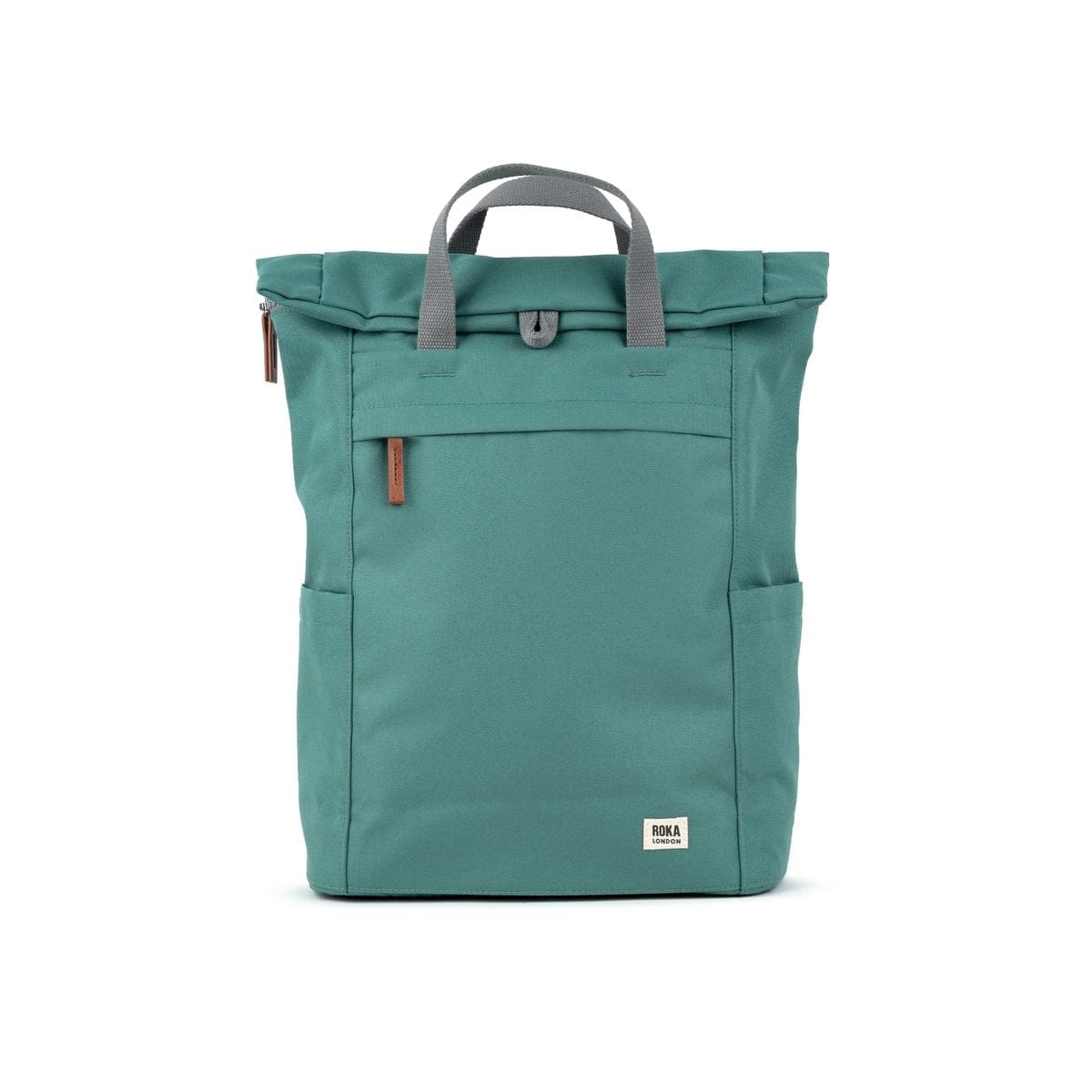 Roka Finchley A Recycled Canvas Rucksack Medium Sage
