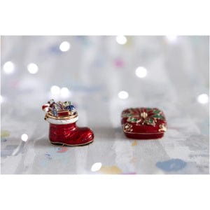 Christmas Boot Trinket Box