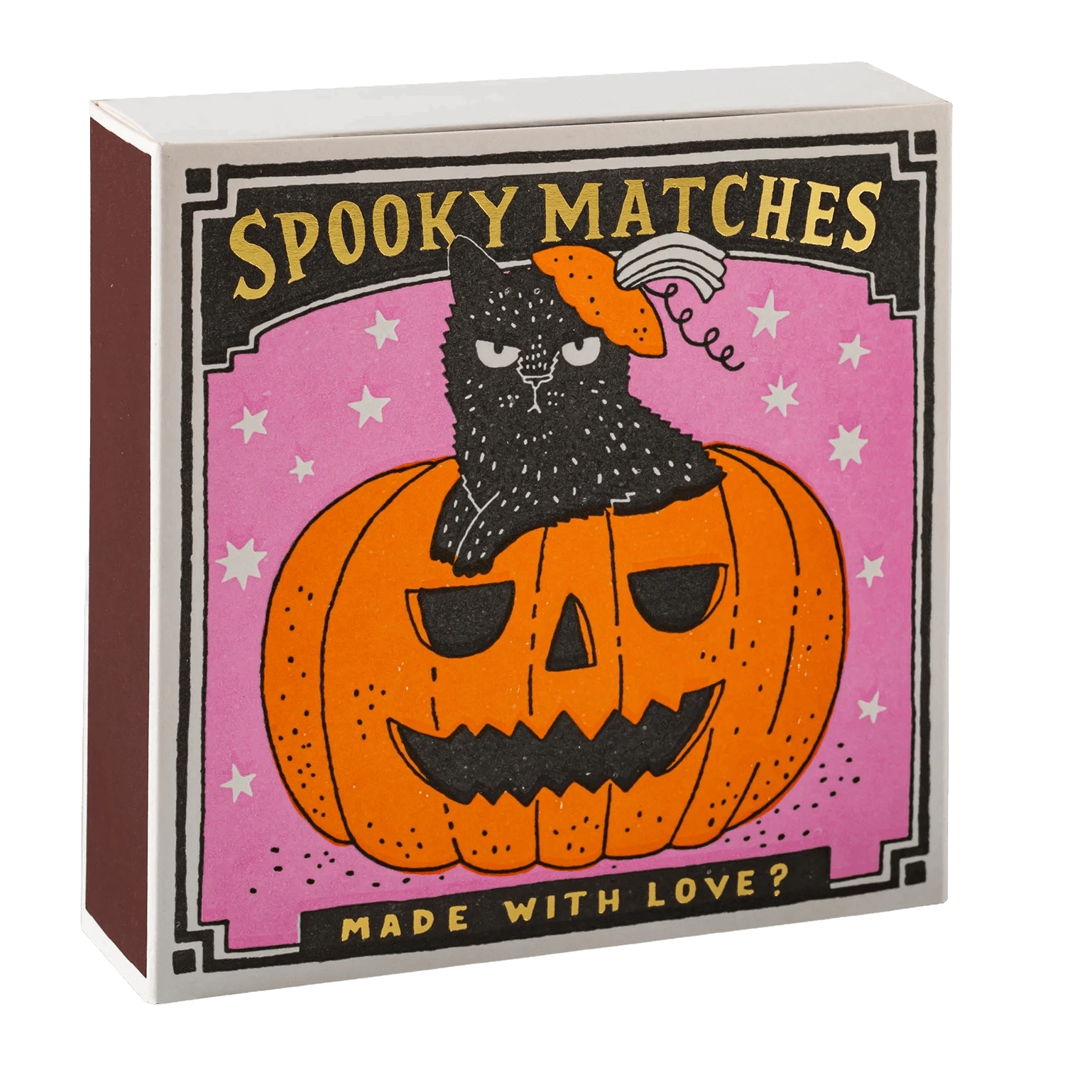 Square Luxury Match Box Spooky Matches