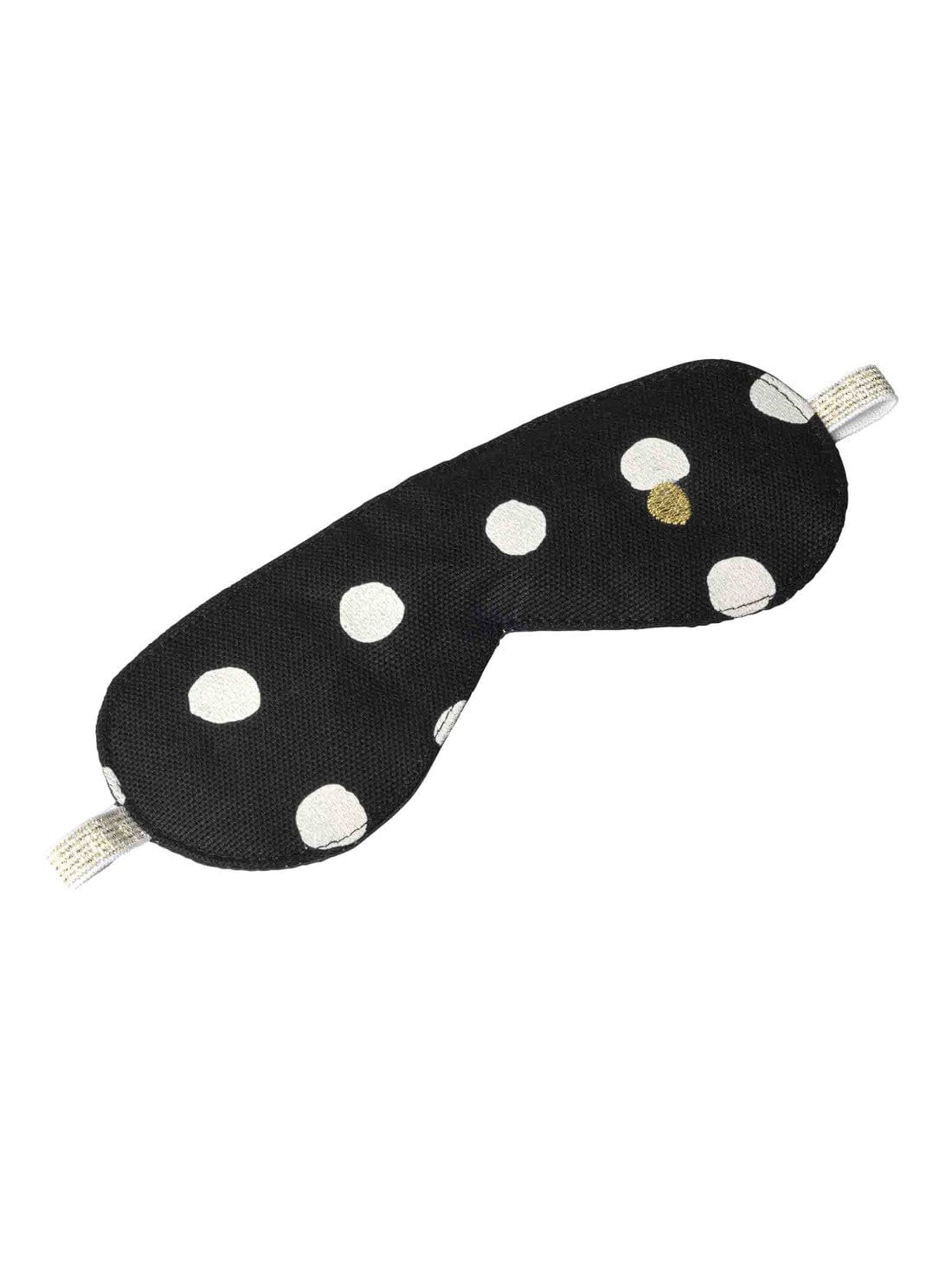 Mia Organic Cotton Sleep Mask, Caviar