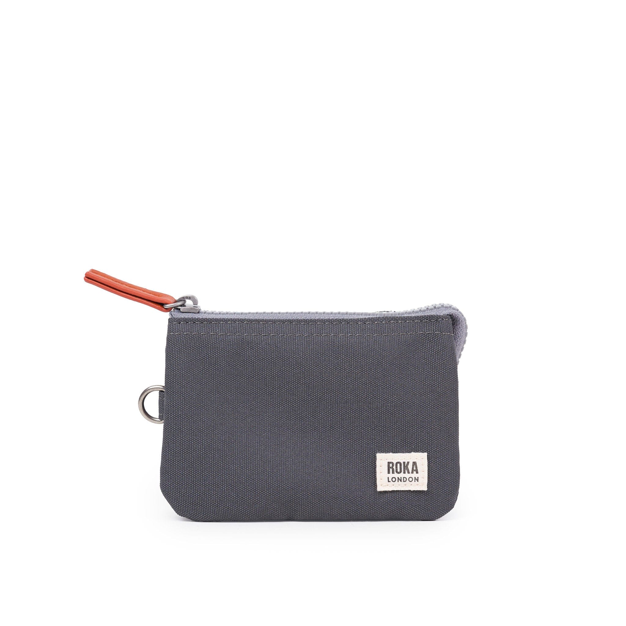 Roka Sustainable Canvas Small Carnaby Wallet Faded Black