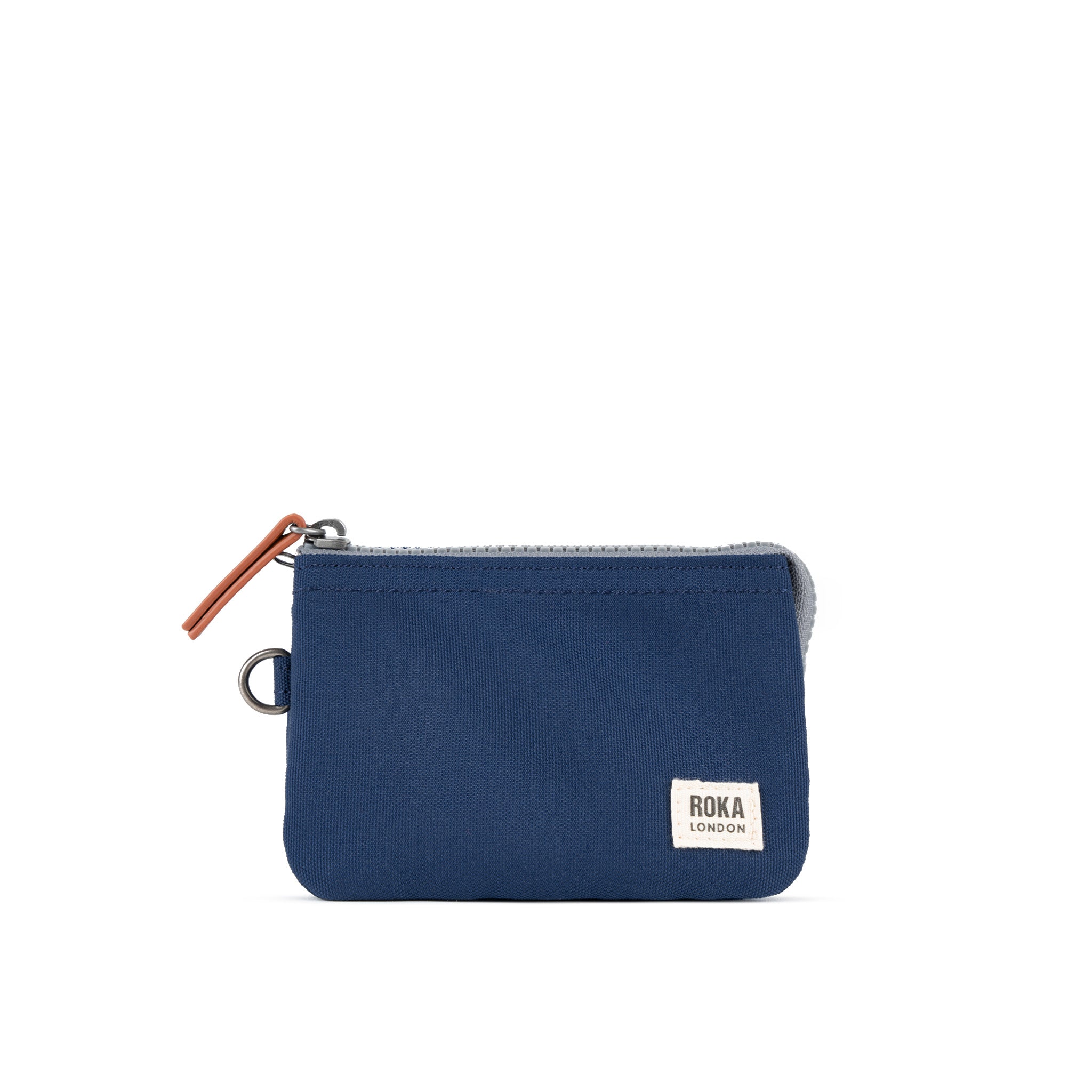 Roka Sustainable Canvas Small Carnaby Wallet Crisp Blue