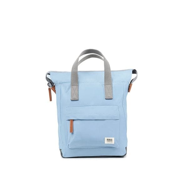 Retro Blue Roka Bantry B Sustainable Nylon Rucksack Small