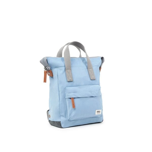 Retro Blue Roka Bantry B Sustainable Nylon Rucksack Small