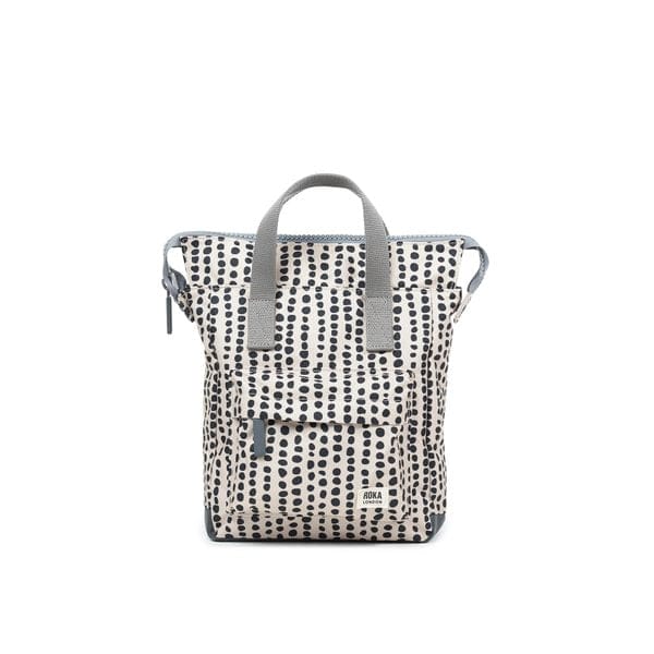 Roka Bantry B Linear Dot Recycled Canvas Rucksack